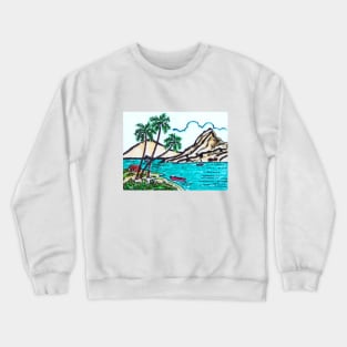 Lake Side Scenery Crewneck Sweatshirt